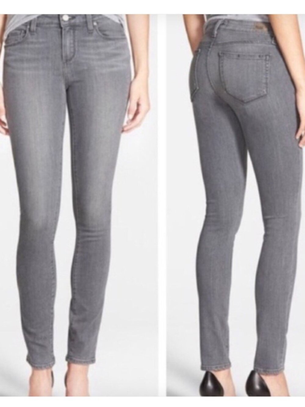 PAIGE Verdugo Ankle gray skinny jeans 28